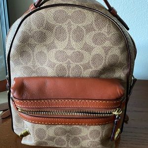 Coach backpack purse
